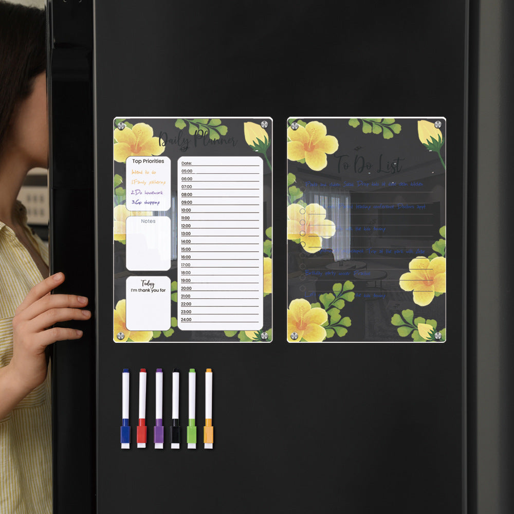 Multipurpose Magnetic Financial Planner + 6 Free Pens