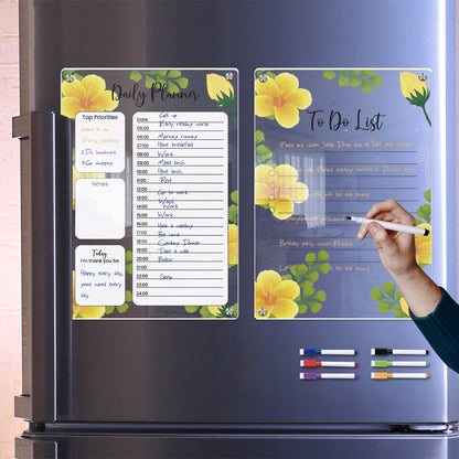 Multipurpose Magnetic Financial Planner + 6 Free Pens